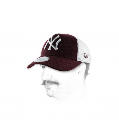 New Era NY Trucker Cap burgundy New Era NY Trucker Cap burgundy